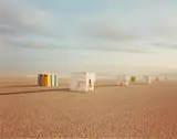Comfort Stations, Edwards Air Force Base, California, 1983 Chromogenic print, printed 1985, image size 19 x 24.2cm, sheet size 22 x 28cm by Richard Misrach, Chromogenic print, printed, sold Nov 2025