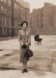 Wenda in a Simpson's Suit by Norman Parkinson, print, sold Nov 2025