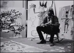 Jean-Michel Basquiat by Pierre Houles, Silver gelatin print, flush-mounted to aluminium, printed later, overall measuring, offered Nov 2025