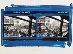 Piccadilly Circus by William Klein, print, offered Nov 2025