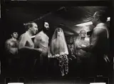 Nudist Wedding by Elliott Erwitt, Silver gelatin print, flush-mounted to board, image size, sold Nov 2025