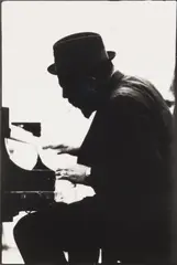 Thelonious Monk by Don Hunstein, Silver gelatin print, printed later, image size, offered Nov 2025