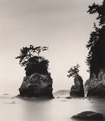 Sheltered Cove by Michael Kenna, 2002, Silver gelatin print, sepia-toned and printed, sold Nov 2025