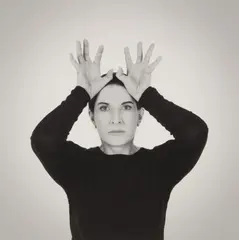 Hands as Energy Receivers by Marina Abramović, Pigment print on wove, image size, sold Nov 2025