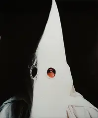 Klanswoman [Grand Klaliff - Knights of the Ku Klux Klan] by Andres Serrano, print, sold Nov 2025
