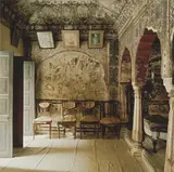 Interior of Faluknuma Palace by Derry Moore, 12th Earl of Drogheda, print, sold Nov 2025