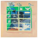 The Pigeon Loft/Setting the Birds Free by David Michie, oil on canvas, offered Nov 2025