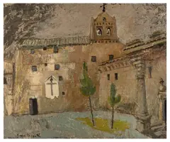 Monastery of Santo Domingo el Real by Anne Redpath, oil on board, sold Nov 2025