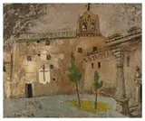 Monastery of Santo Domingo el Real by Anne Redpath, oil on board, sold Nov 2025