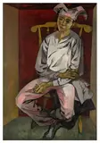 Seated Youth by Ursula Vivian McCannell, oil on board, sold Nov 2025