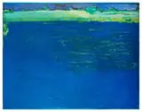 Blue River by Heinz Inlander, oil on canvas, sold Nov 2025