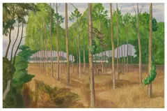 Poplar Plantation by John Nash, oil on canvas, sold Nov 2025