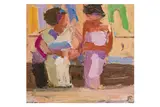 Untitled by Julian Bailey, oil on board, sold Nov 2025