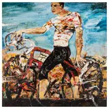 The Cyclist by Peter McLaren, oil on board, offered Nov 2025