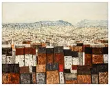 City by John Ridgewell, oil on canvas, sold Nov 2025