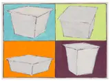 Untitled by Fabian Peake, acrylic on paper, offered Nov 2025