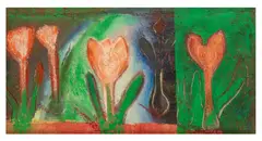 Spring Line Up by Sonia Lawson, oil on canvas, offered Nov 2025