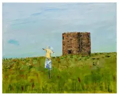 The Scarecrow by Marie Walker Last, oil on canvas, sold Nov 2025