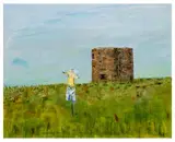 The Scarecrow by Marie Walker Last, oil on canvas, sold Nov 2025