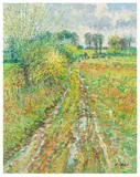 Normandie by Charles Neal, oil on canvas, sold Nov 2025