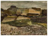 Wittenham Clumps - English Landscape by Keith Grant, oil on canvas, sold Nov 2025