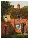 Tending to the Flower Bed by Edward Hersey, oil on canvas, offered Nov 2025