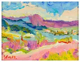 En Route to Provence by Jeffrey Pratt, oil on board, sold Nov 2025