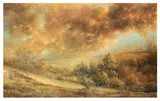 View of Cottage by Michael Tain, oil on canvas, offered Nov 2025