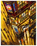 Rainy Night by John Duffin, oil on canvas, sold Nov 2025