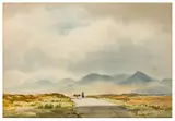 The Twelve Pins by Frank Egginton, watercolour, sold Nov 2025