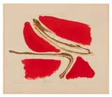 Untitled by Sandra Blow, gouache and sand, offered Nov 2025