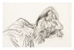 Dorelia by Augustus John O.m., pencil, offered Nov 2025