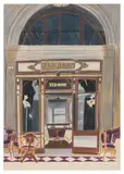 Caffè Florian by Glynn Boyd Harte, pencil, sold Nov 2025