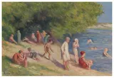 Méricourt by Maximilien Luce, oil on canvas, sold Nov 2025