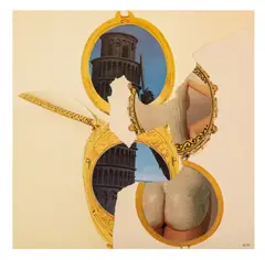 Zamilovana Vez by Jiří Kolář, oil, offered Nov 2025