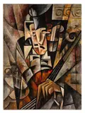 Guitariste by Valeriy Kondratyuk, oil on canvas, sold Nov 2025