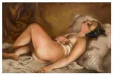 Female Nude by Gustave Astoy, oil on canvas, offered Nov 2025