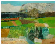 Campagne, Grecque by Guy Bardone, oil on canvas, sold Nov 2025