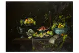 Bodegón con ostras by José Muñoz, oil on canvas, offered Nov 2025
