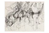 Untitled by Kim Jones, ink on paper, offered Nov 2025