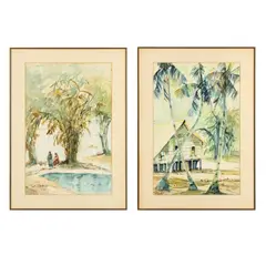 Rural Landscapes by Chuah Siew Teng, Watercolour on paper, offered Nov 2025
