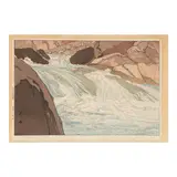 Nakabusagawa honryu by Hiroshi Yoshida, print, offered Nov 2025