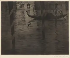 Venice Night [Guichard 94] by Christopher Richard Wynne Nevinson, pencil, sold Oct 2025