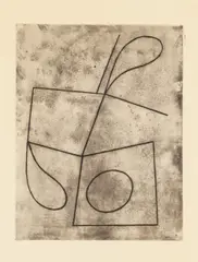 Qu’est-Ce Que C’est Que Ca by Hans Arp, etching, offered Oct 2025