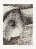 Elephant Skull XVI [Cramer 129] by Henry Moore, pencil, sold Oct 2025