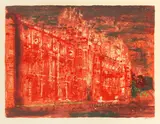 Royal Holloway College [Levinson 272] by John Piper C.H., pencil, sold Oct 2025