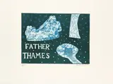 Father Thames [Turner 220] by Julian Trevelyan, pencil, offered Oct 2025