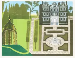 The Queen's Garden [Greenwood MG by Edward Bawden, pencil, offered Oct 2025