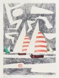 Spinnakers [Turner 247] by Julian Trevelyan, pencil, sold Oct 2025