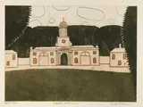 Wallington by Julian Trevelyan, pencil, sold Oct 2025
